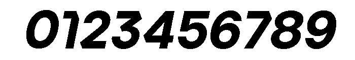 Ardela Edge X03 Black Italic Font OTHER CHARS