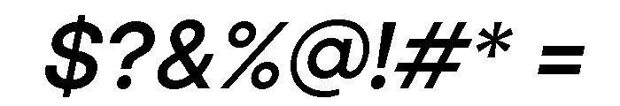 Ardela Edge X03 Bold Italic Font OTHER CHARS