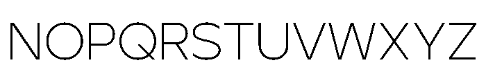 Ardela Edge X03 Extra Light Font LOWERCASE