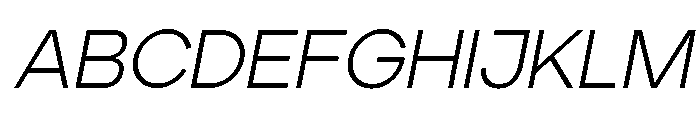 Ardela Edge X03 Light Italic FONT