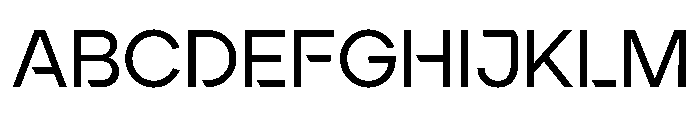 Ardela Edge X03 Medium Font UPPERCASE