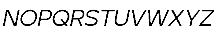 Ardela Edge X03 Regular Italic Font LOWERCASE