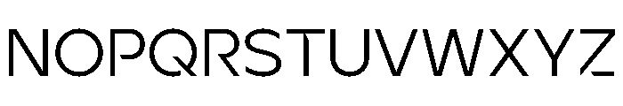 Ardela Edge X03 Regular Font UPPERCASE