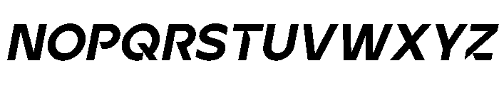 Ardela Edge X03 Variable Italic Font UPPERCASE