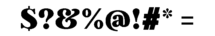 Argent Black Font OTHER CHARS