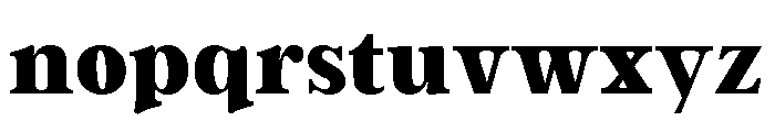 Argent Black Font LOWERCASE