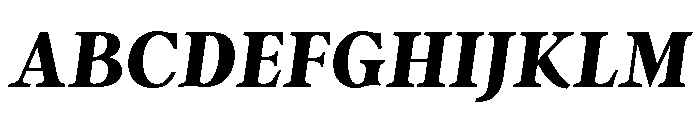 Argent Bold Italic Font UPPERCASE