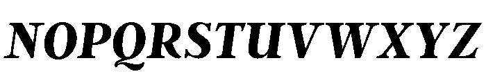Argent Bold Italic Font UPPERCASE