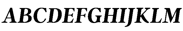 Argent Demi Bold Italic Font UPPERCASE