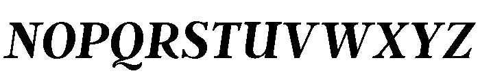 Argent Demi Bold Italic Font UPPERCASE