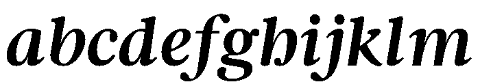 Argent Demi Bold Italic FONT