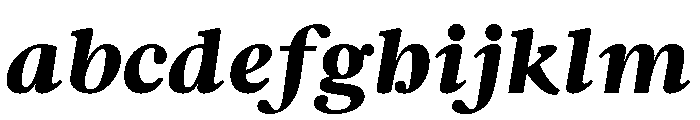 Argent Extra Bold Italic FONT