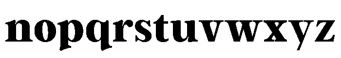 Argent Extra Bold Font LOWERCASE