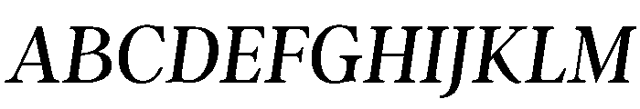 Argent Light Italic Font UPPERCASE