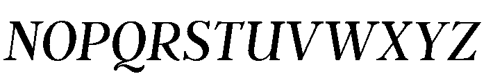 Argent Light Italic Font UPPERCASE