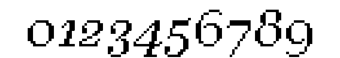 Argent Pixel Regular Italic Font OTHER CHARS