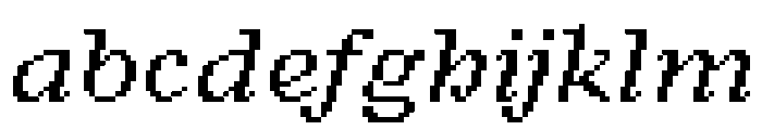 Argent Pixel Regular Italic FONT