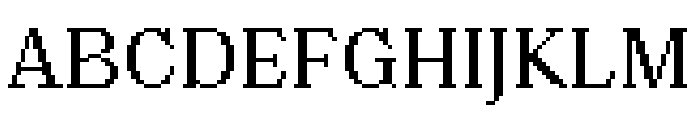 Argent Pixel Regular Font UPPERCASE