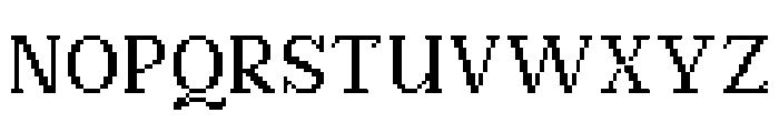 Argent Pixel Regular Font UPPERCASE