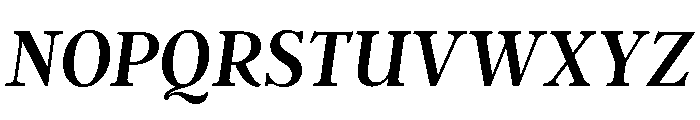Argent Regular Italic Font UPPERCASE