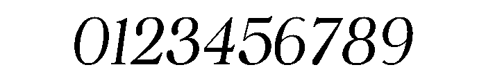 Argent Thin Italic Font OTHER CHARS