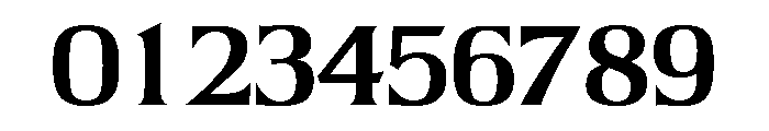 Argus Bold Font OTHER CHARS