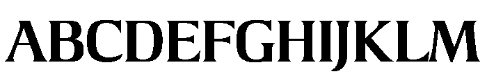 Argus Bold Font UPPERCASE