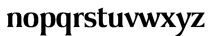 Argus Bold Font LOWERCASE