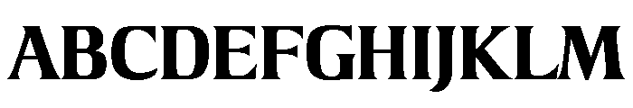 Argus Extra Bold Font UPPERCASE