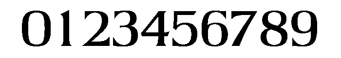 Argus Medium Font OTHER CHARS