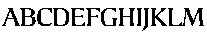 Argus Medium Font UPPERCASE