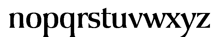 Argus Medium Font LOWERCASE