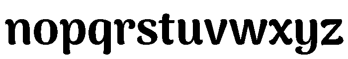 Arima Bold Font LOWERCASE