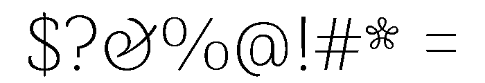 Arima Extra Light Font OTHER CHARS