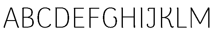 Arima Extra Light Font UPPERCASE
