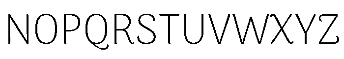 Arima Extra Light Font UPPERCASE