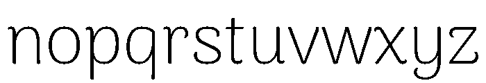 Arima Extra Light Font LOWERCASE