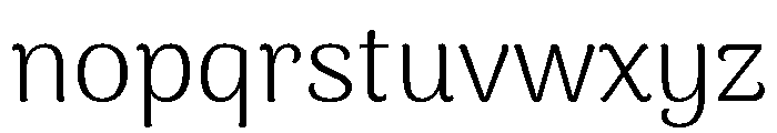 Arima Light Font LOWERCASE