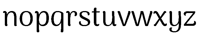 Arima Regular Font LOWERCASE