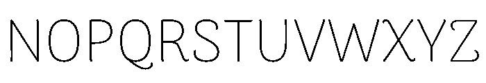 Arima Thin Font UPPERCASE