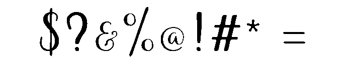 Aristelle Sans Condensed Font OTHER CHARS