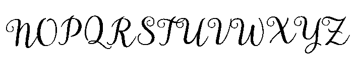Aristelle Script Regular Font UPPERCASE