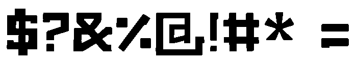 Arktika Regular Font OTHER CHARS