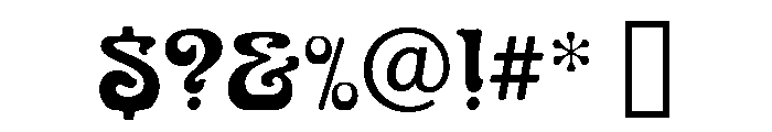 Arnold Bocklin Regular Font OTHER CHARS