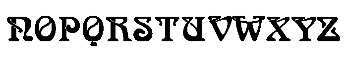 Arnold Bocklin Regular Font UPPERCASE