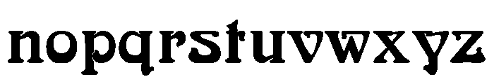 Arnold Bocklin Regular Font LOWERCASE