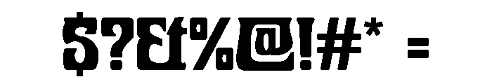 Ars Nova Regular Font OTHER CHARS