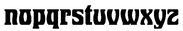 Ars Nova Regular Font LOWERCASE