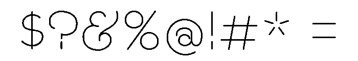 Art Deco Chic Font OTHER CHARS