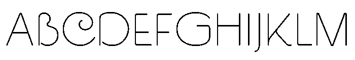 Art Deco Chic Font UPPERCASE